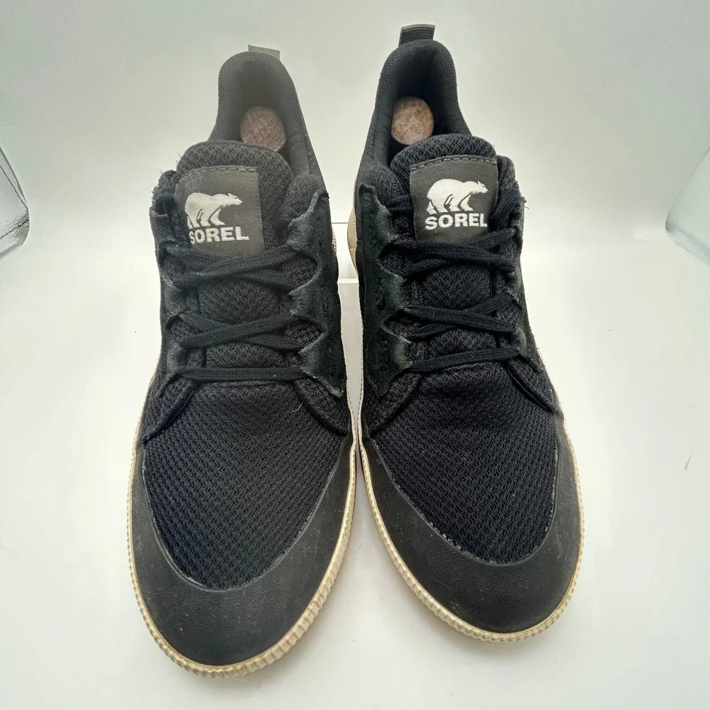 Sorel Out N About III Low Waterproof Platform Sneakers Womens 8.5 Black Gorpcore